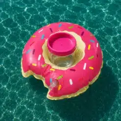 Pink Donut Drink Holder Coaster