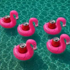 BUNDLE SET: Flamingo Drink Holder / Coaster Pool Float (12 pcs)